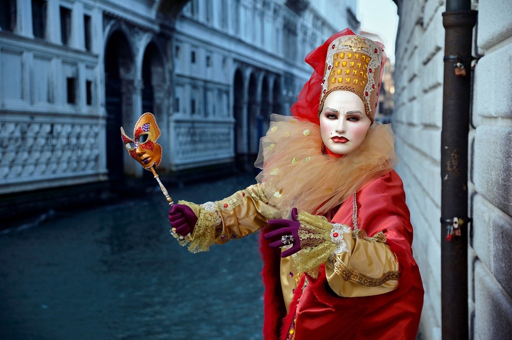Venecija Karneval Preko dana