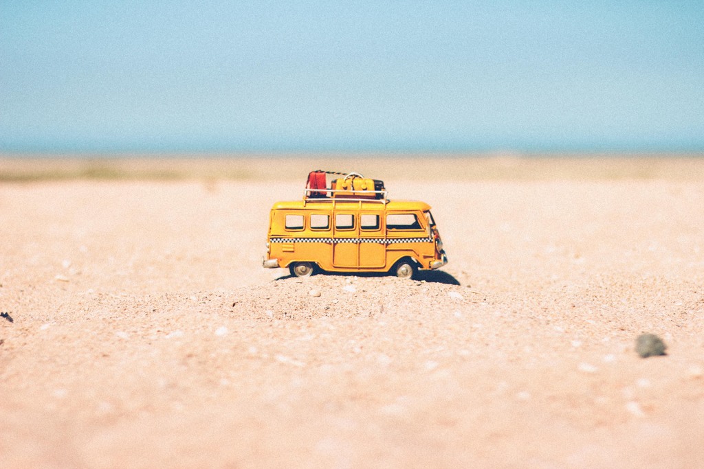 Letovanje Grčka autobus na plaži