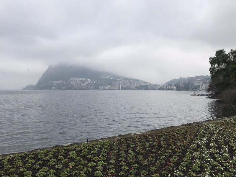 Jezero Komo i Lugano Pogled